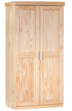 Kleiderschrank Leon 2 Türen - Kieferholz