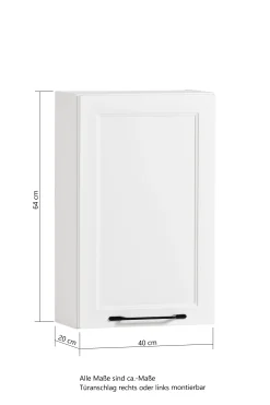 Kleiderschrank Meran | 40 x 20 x 64 cm | Farbe Kaschmir