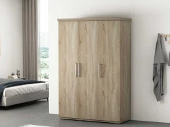 Kleiderschrank Nikkie 120 cm-sonoma Eiche