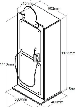 Kleiderschrank Petrol Pump