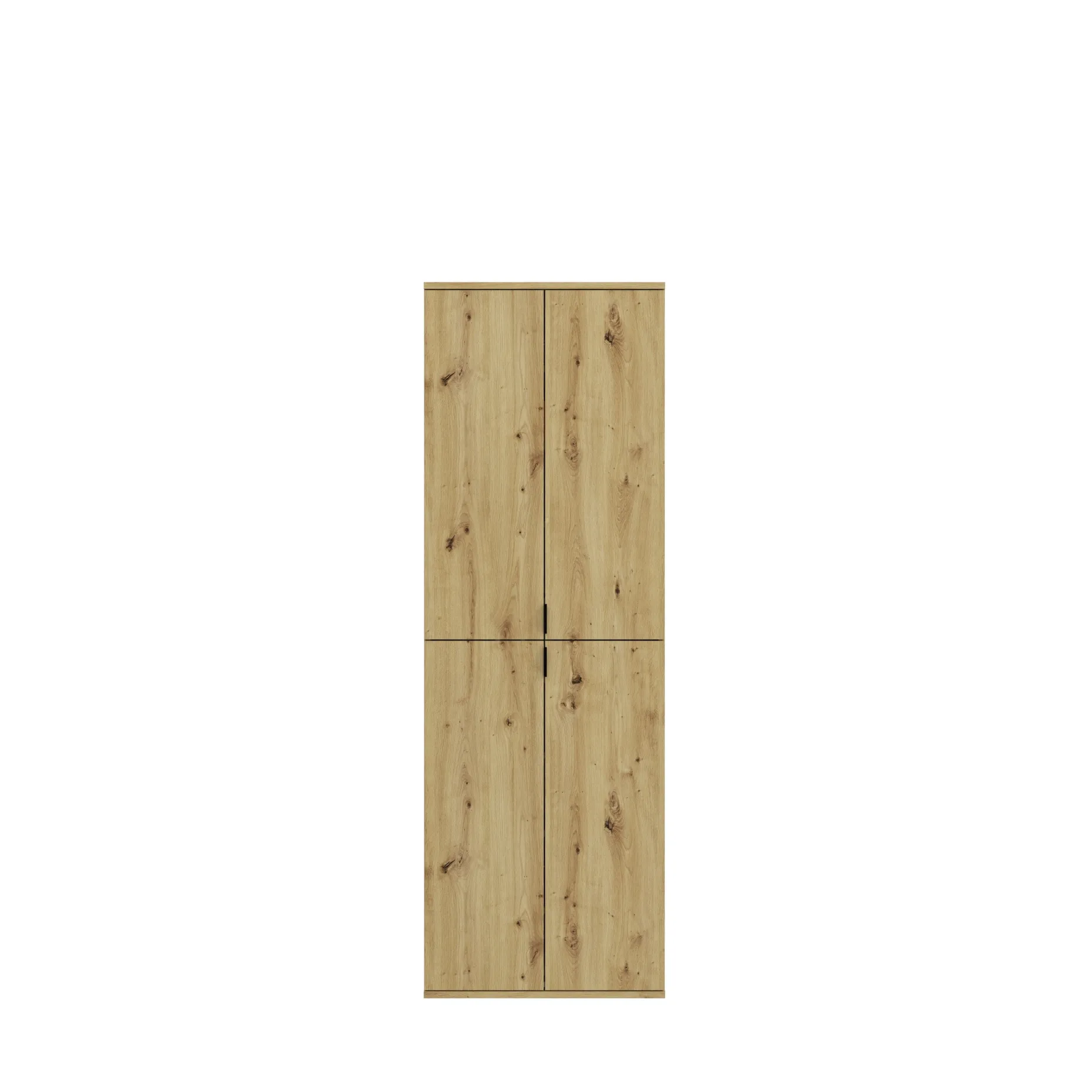 Kleiderschrank Projekt X Emob - Artisan Eiche - 213x193x34 cm - Natur
