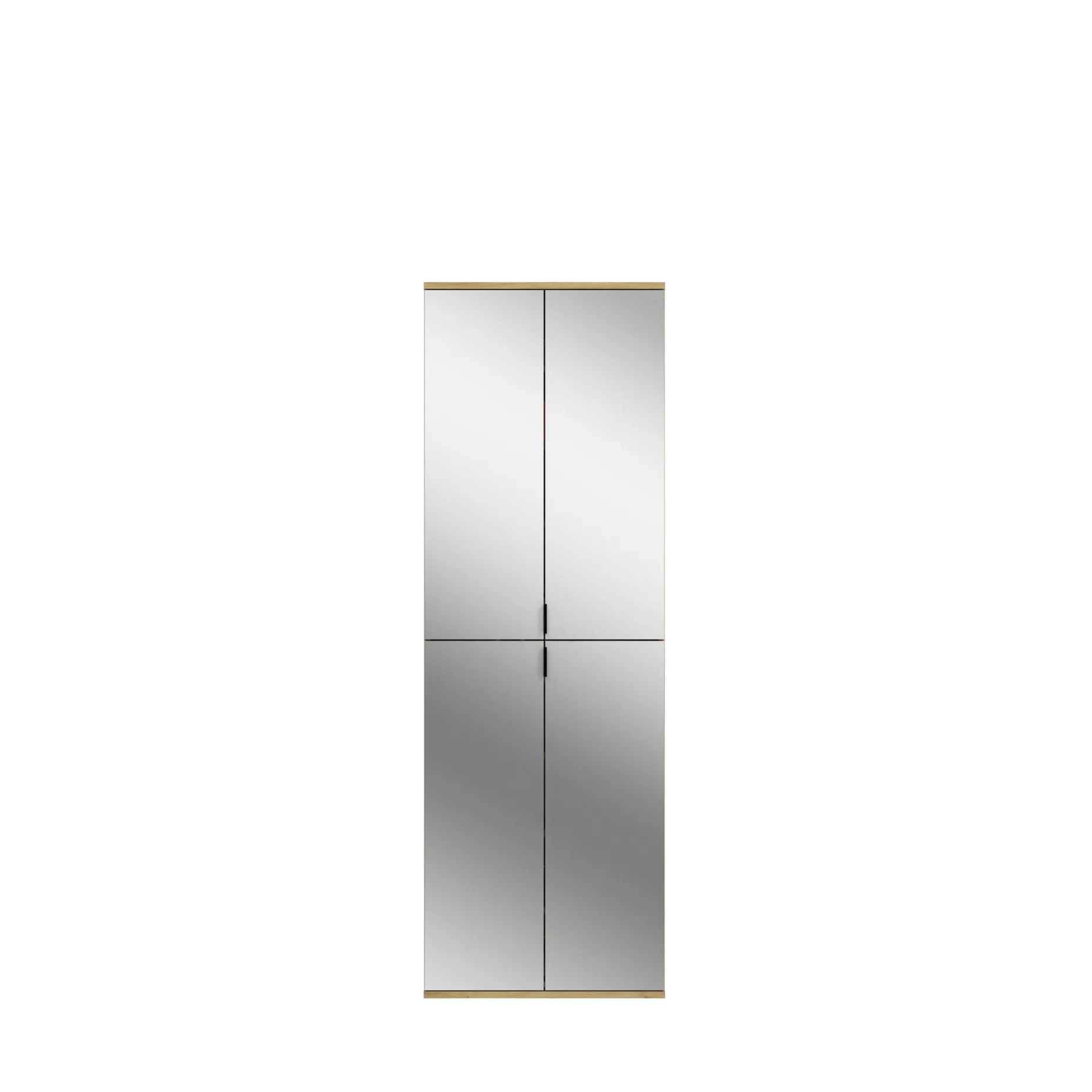 Kleiderschrank Projekt X Emob - Artisan Eiche - 213x193x34 cm - Natur