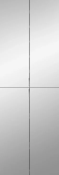 Kleiderschrank Projekt X Emob Artisan Eiche mit Spiegel 122x193x34 cm