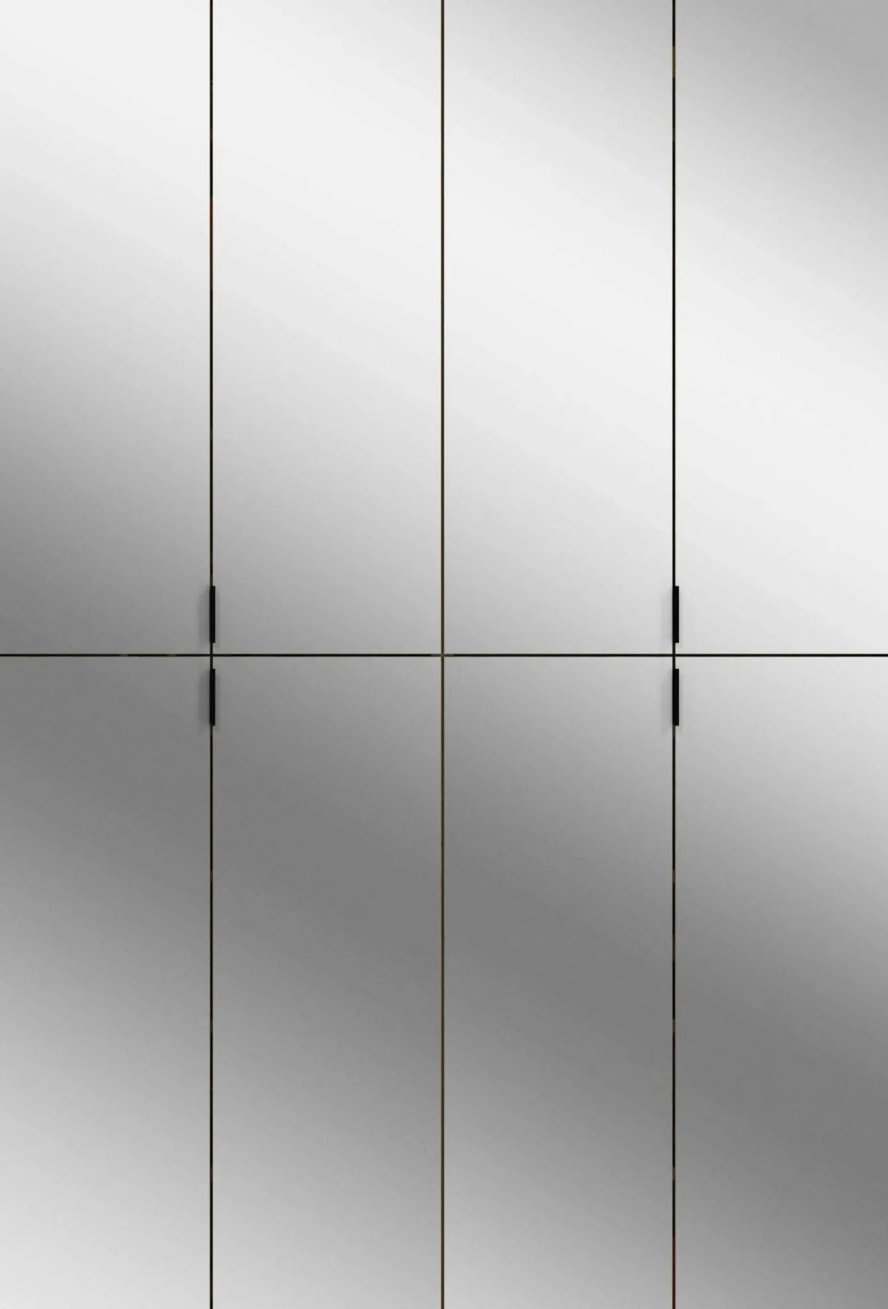 Kleiderschrank Projekt X Emob Artisan Eiche mit Spiegel 122x193x34 cm