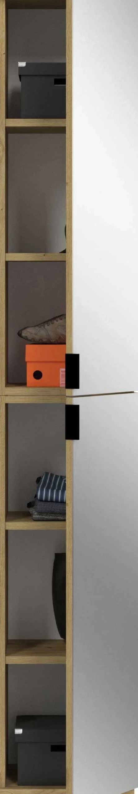 Kleiderschrank Projekt X Emob - Artisan Oak - 60x193x34 cm - Spiegel