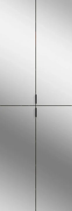 Kleiderschrank Projekt X Emob - Artisan Eiche - 121x193x34 cm - Spiegel
