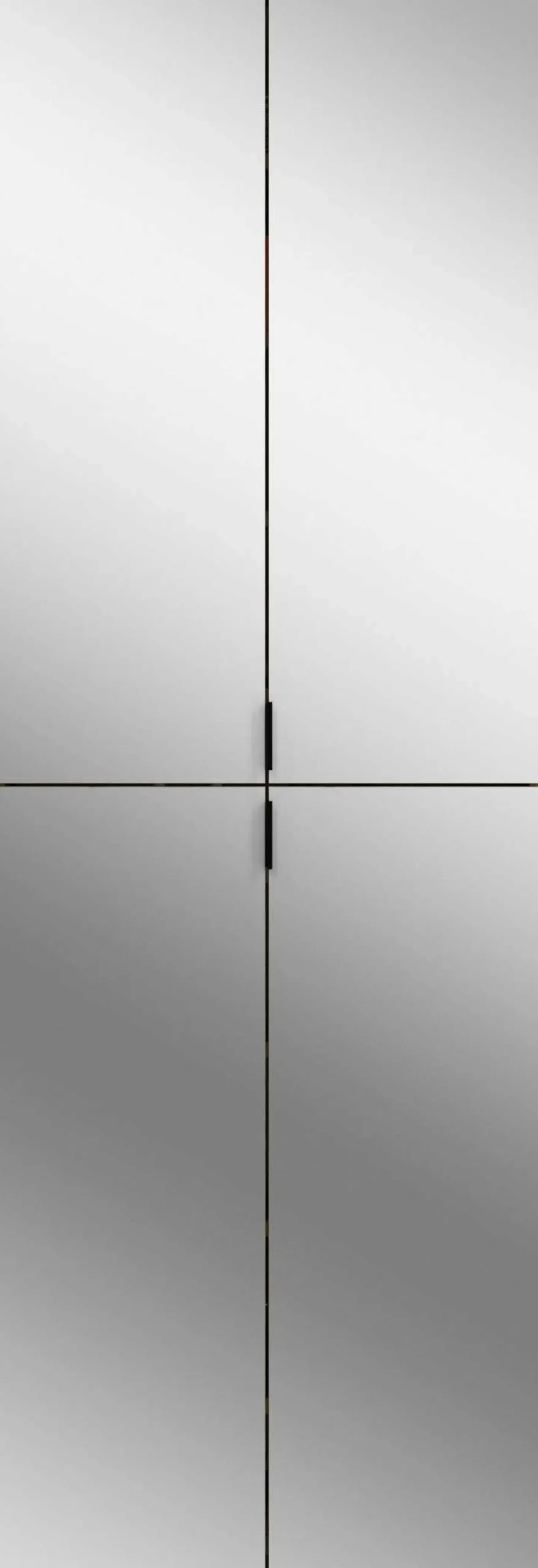 Kleiderschrank Projekt X Emob - Artisan Eiche - 121x193x34 cm - Spiegel