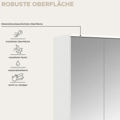 Kleiderschrank Projekt X Xonox - Weiß Hochglanz - 273x193x34 cm