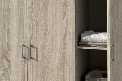 Kleiderschrank Ray 120cm mit 3 Türen - Sonoma Eiche