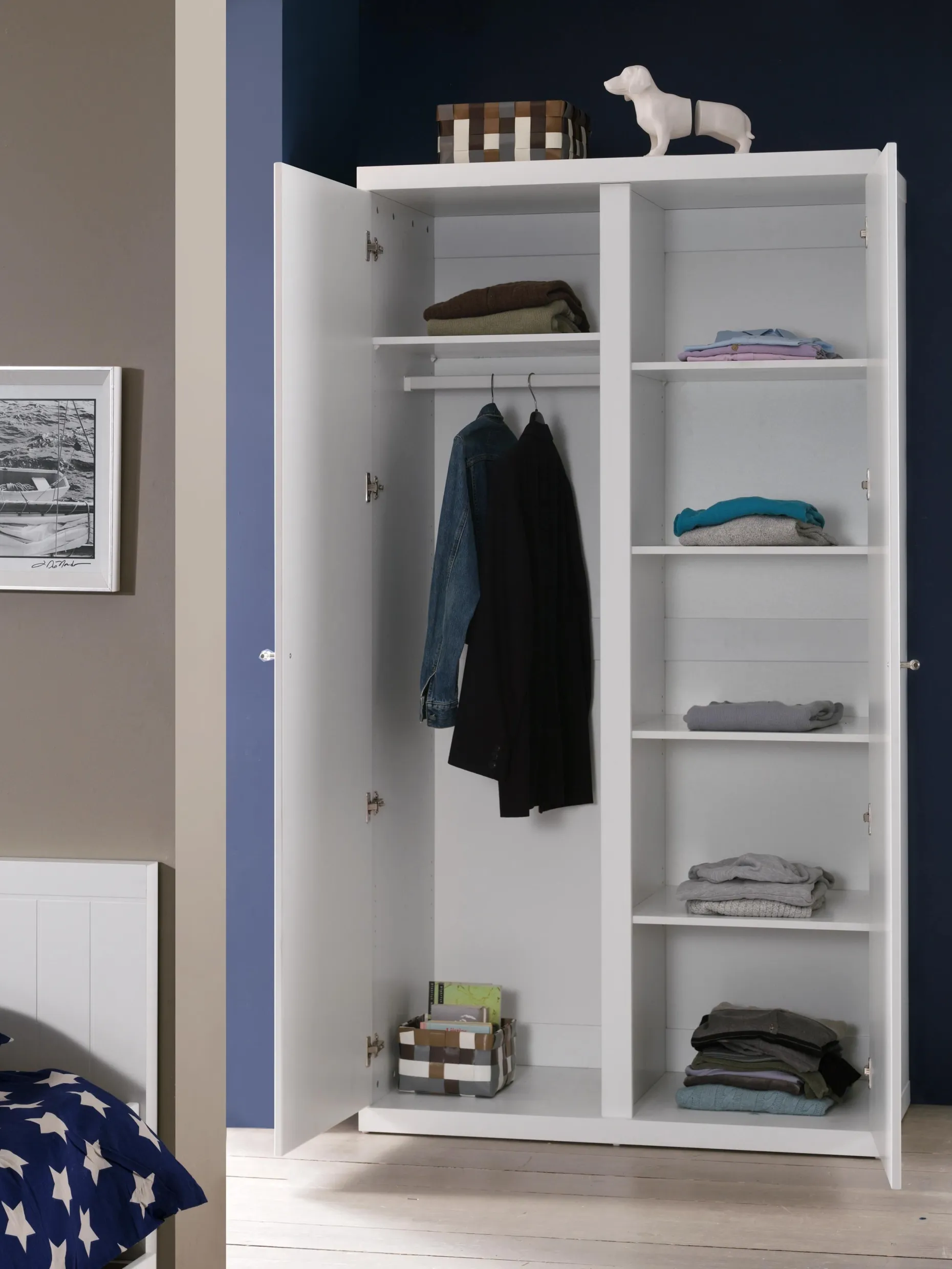 Kleiderschrank Robin 2-türig