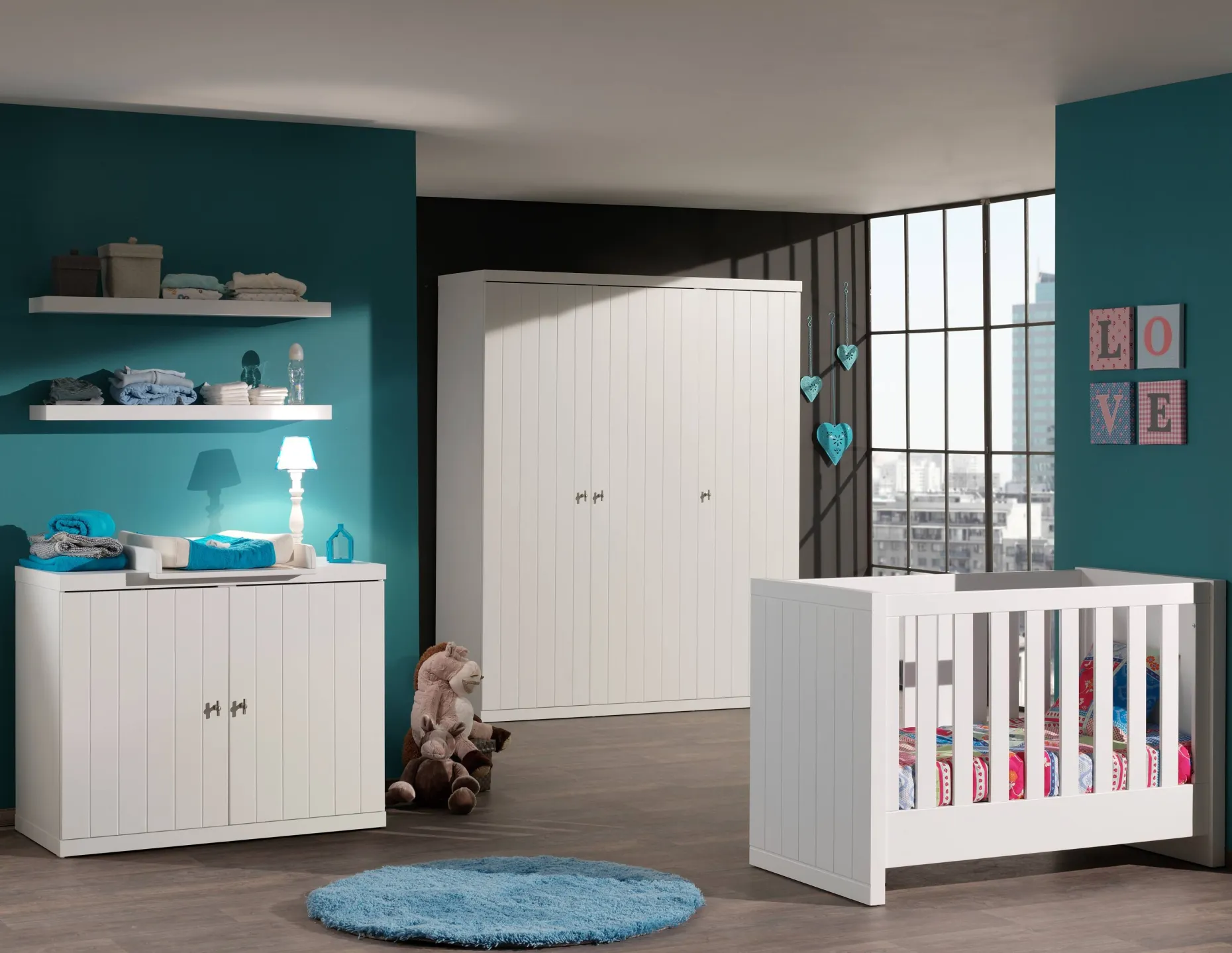 Kleiderschrank Robin 3-türig