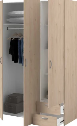 Kleiderschrank Salvador | 3 Türen, 2 Schubladen | Jackson Oak