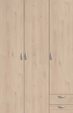 Kleiderschrank Salvador | 3 Türen, 2 Schubladen | Jackson Oak