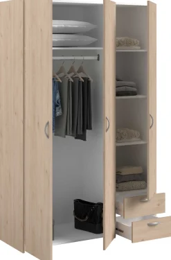 Kleiderschrank Salvador | 3 Türen, 2 Schubladen | Jackson Oak