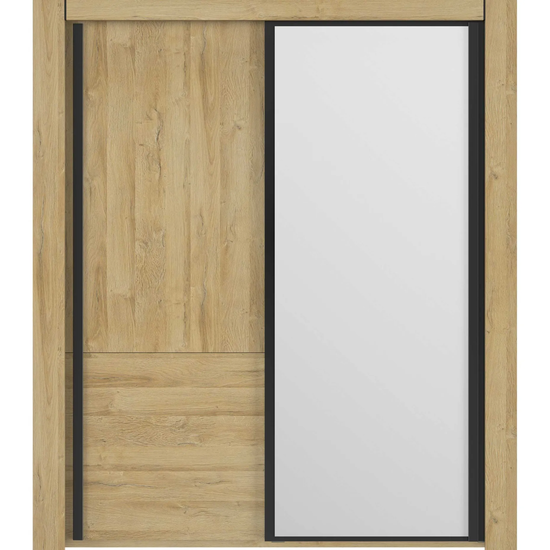 Kleiderschrank Sofia | 192 x 63 x 220 cm | Gold Oak Design