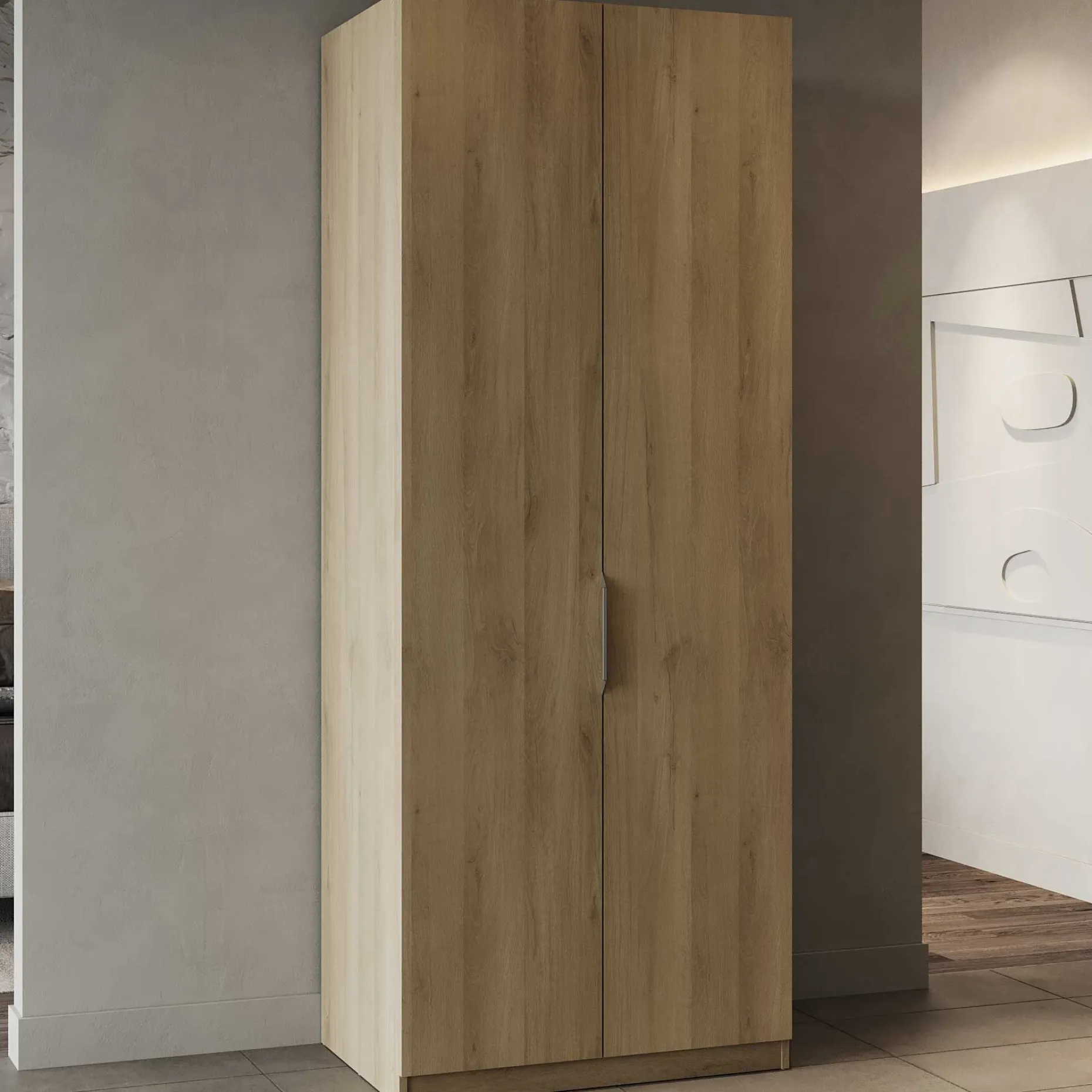 Kleiderschrank Spectre 80cm - Eiche