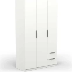 Kleiderschrank Spectre 120cm - matt weiß