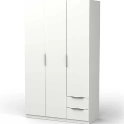 Kleiderschrank Spectre 120cm - matt weiß