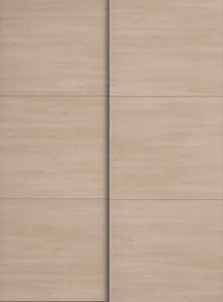 Kleiderschrank Swings - 148x59x203cm - 2 Türen - Eiche Dekor