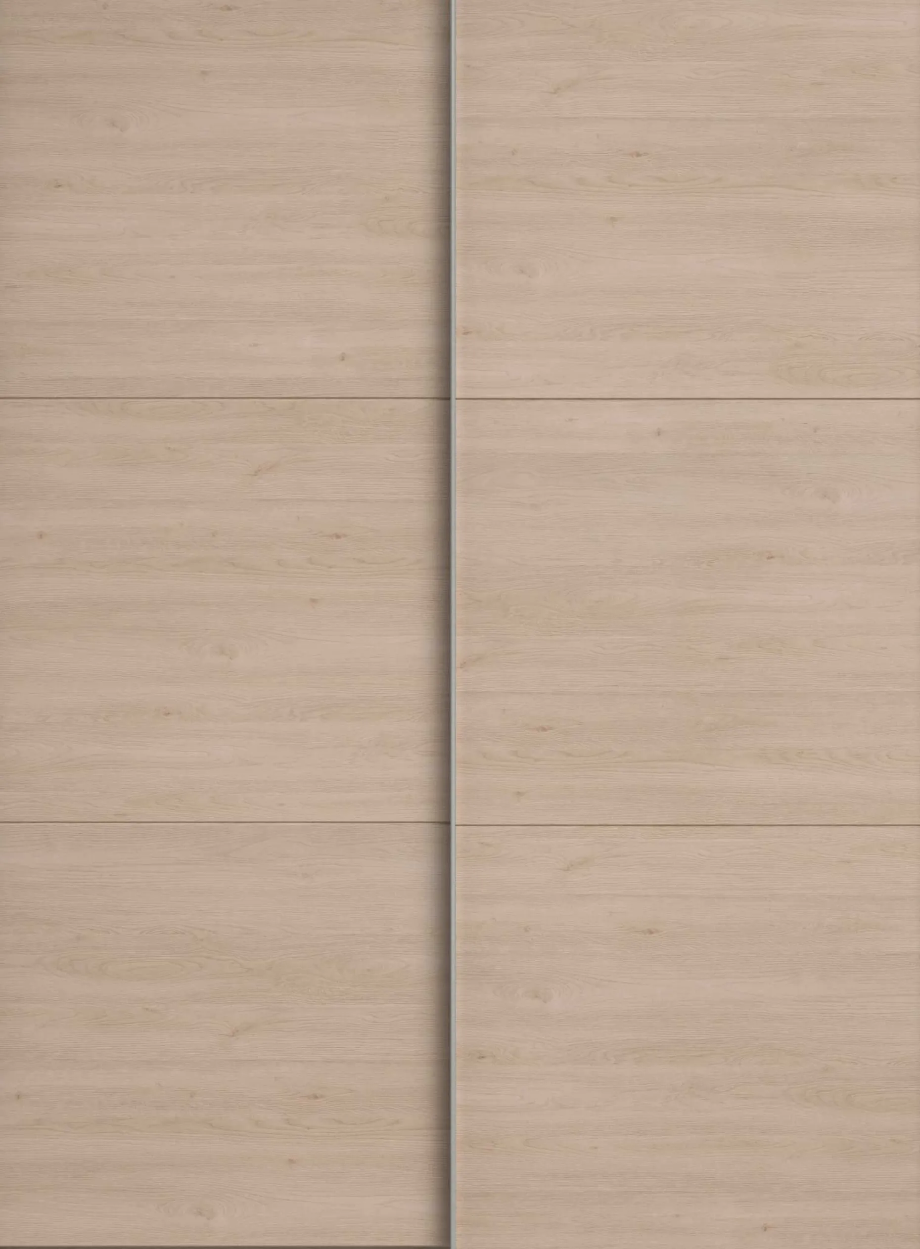 Kleiderschrank Swings - 148x59x203cm - 2 Türen - Eiche Dekor