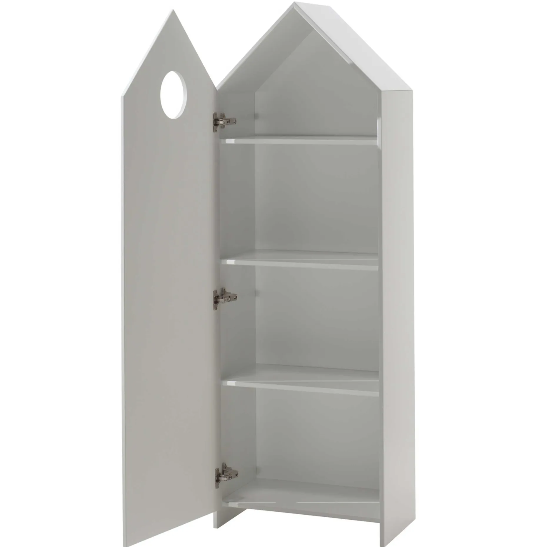 Kleiderschrank 2-teilig Casami - 115x37x172 cm - Weiß