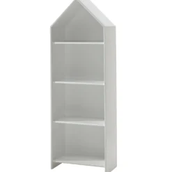 2 Kleiderschränke Bücherregal Casami - weiß/grau