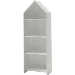 2 Kleiderschränke Bücherregal Casami - rosa/weiß/grau