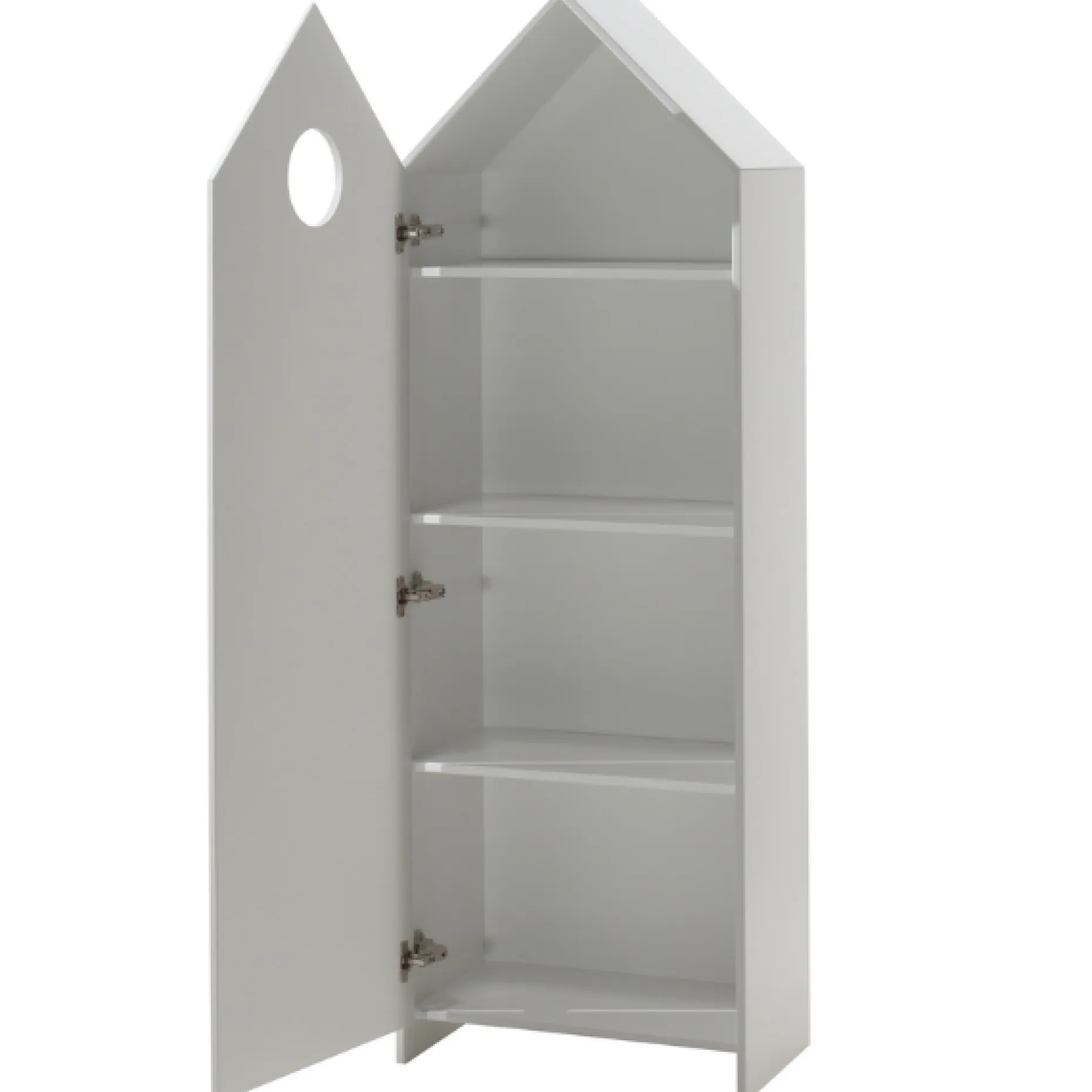 2 Kleiderschränke Bücherregal Casami - mintgrün/weiß/grau