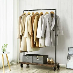 Kleiderständer Allsop | 104,5 x 40 x 162 cm | Braun-schwarz