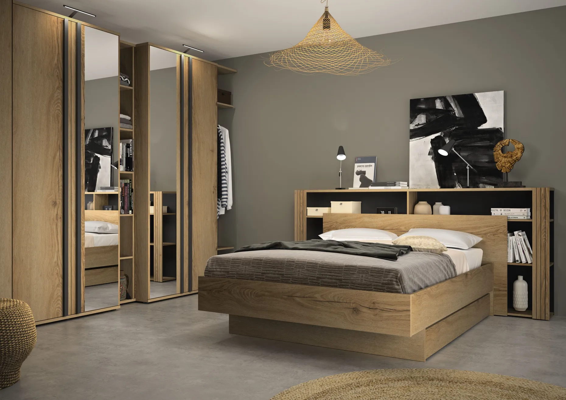 Kleiderständer Enzo | 33 x 45 x 235 cm | Helvezia Oak Design