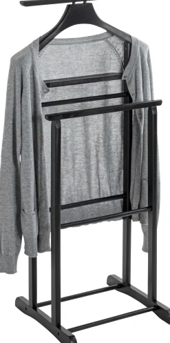 Kleiderständer mit Hosenbügel | Schwarzes Design