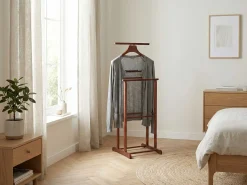 Kleiderständer mit Hosenbügel | Kirschholzdesign