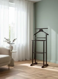 Kleiderständer mit Hosenbügel | Pine-design
