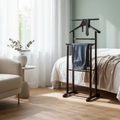 Kleiderständer mit Hosenbügel | Pine-design