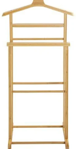 Kleiderständer mit Hosenbügel | Bambusdesign
