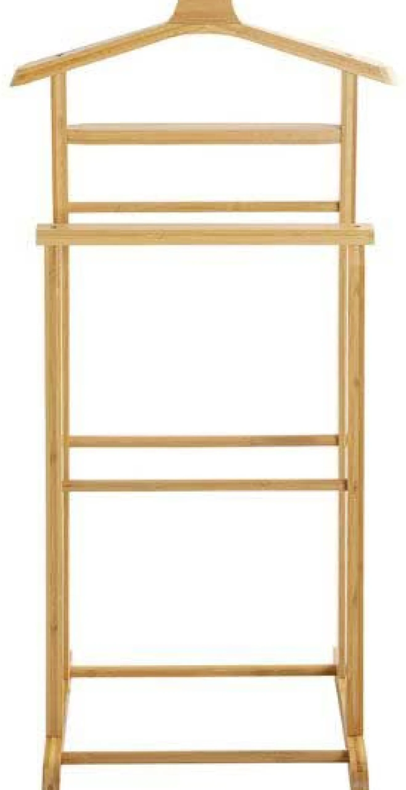 Kleiderständer mit Hosenbügel | Bambusdesign
