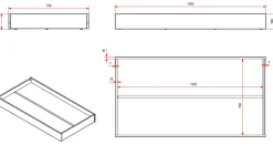 Kleinkindbett Anastasia mit Bettkasten 70 x 140cm Kiefer - weiß