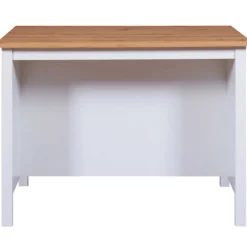 Kochinsel Julina | Platte aus Eichenholz | 124 x 75 x 91,5 cm | Farbe: Weiß