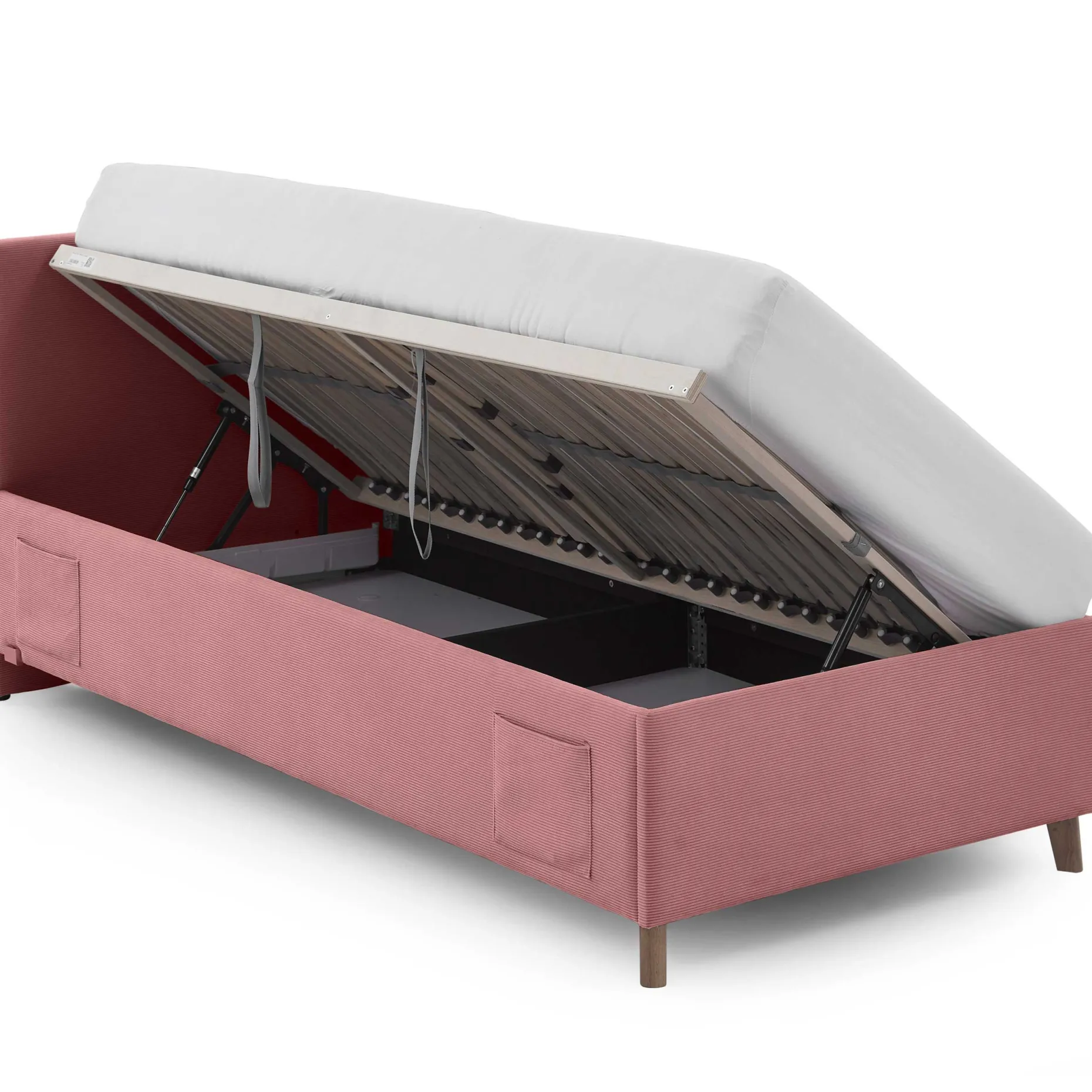 Kofferbett Cool | 120 x 200 cm | Rosa Design