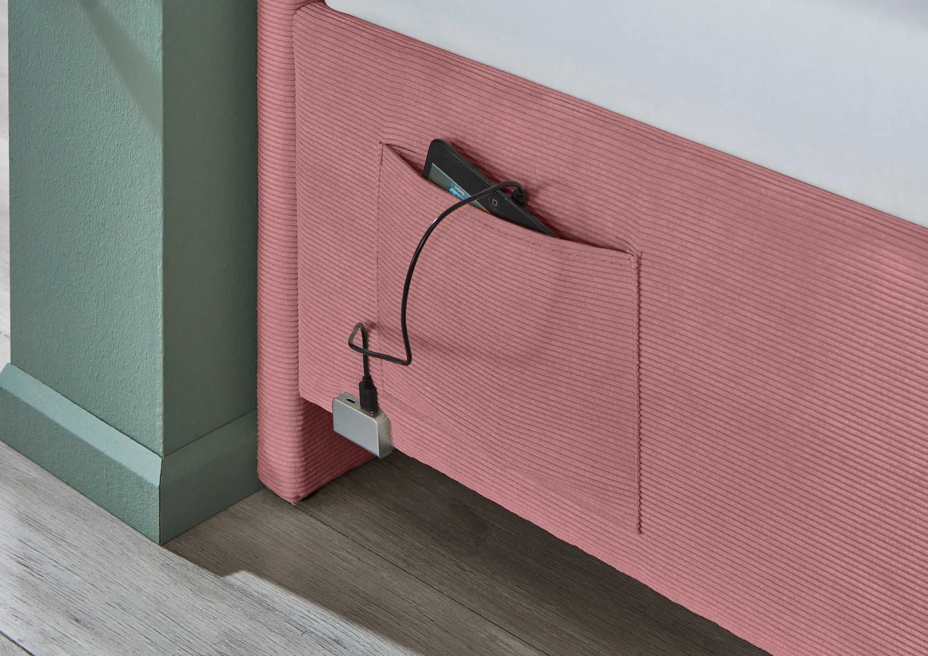 Kofferbett Cool | 120 x 200 cm | Rosa Design