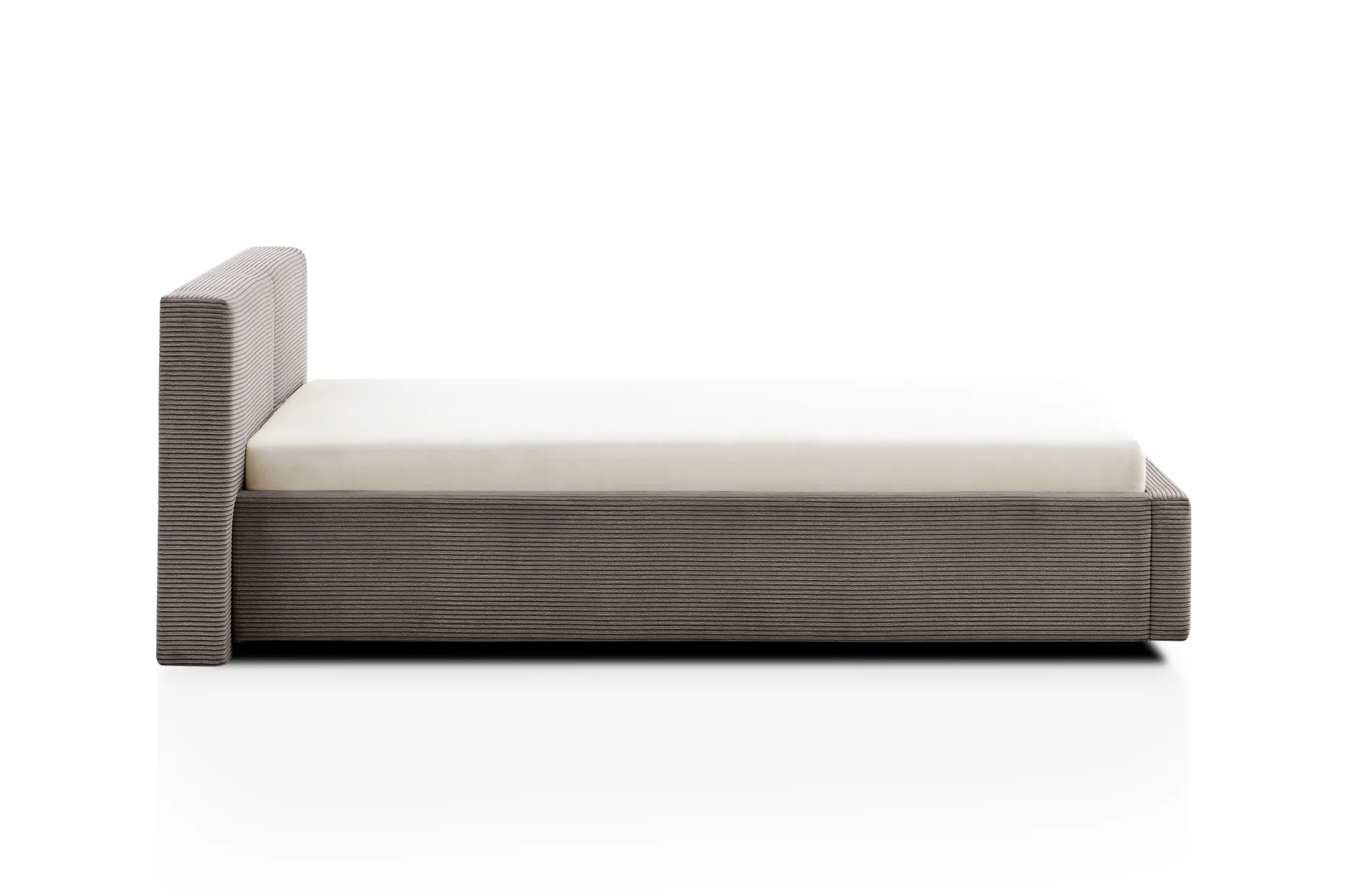 Kofferbett Kubrik | 140 x 200 cm | Taupe