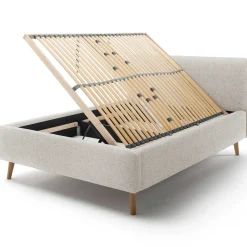 Kofferbett Nielsen | inklusive Lattenrost | 140 x 200 cm | Beige