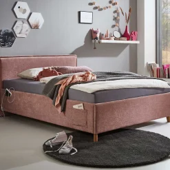 Kofferbett Ollie | 90 x 200 cm | Rosa Design
