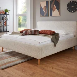 Kofferraumbett Nielsen | Inklusive Lattenrost | 160 x 200 cm | Beige