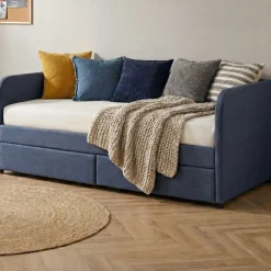 Kojenbett Spector - 90 x 200 cm - Mit Schubladen - Blau