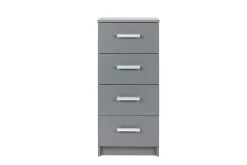 Kommode Eden 4 Schubladen - graphitgrau