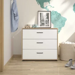Kinder Gautier - Diagone Kommode Erwan | 81 x 40 x 74 cm | Châtaignier Design