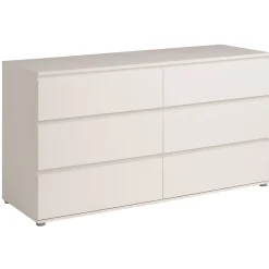 Kommode Nux 6 Schubladen - weiß
