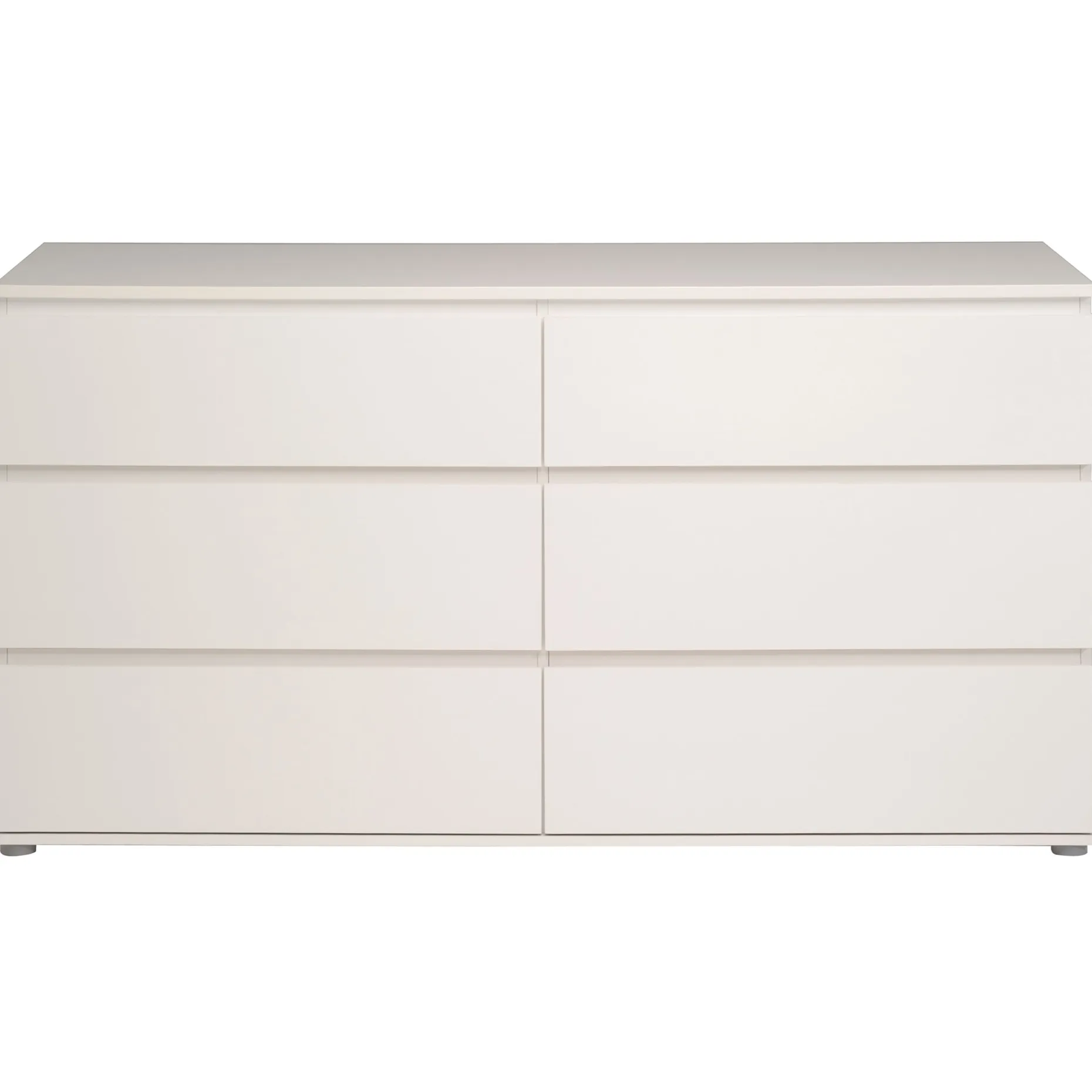 Kommode Nux 6 Schubladen - weiß
