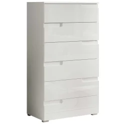Kommode Peso 6 Schubladen - weiß